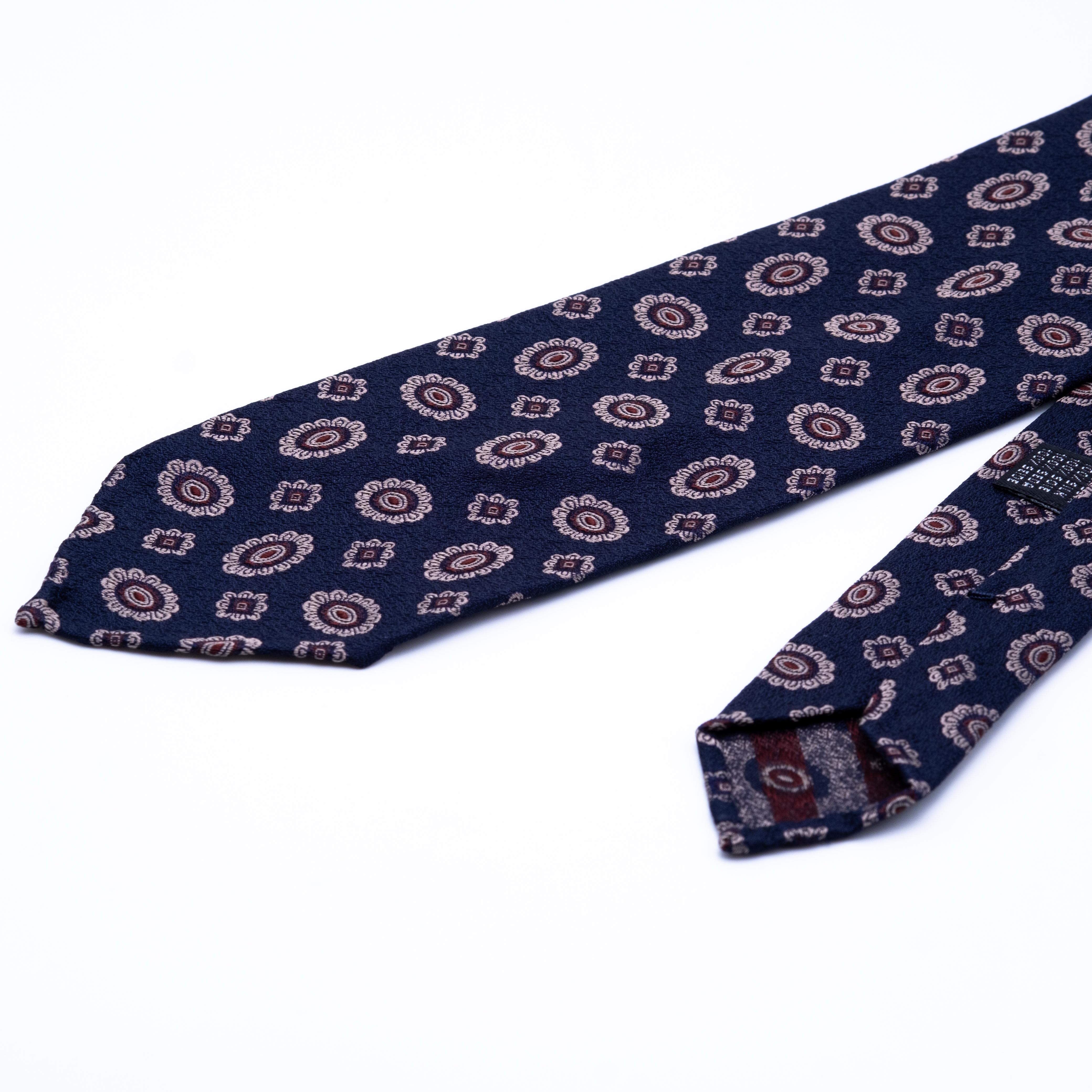 Cravatta Sartoriale 3 Pieghe 100% Seta Foderata